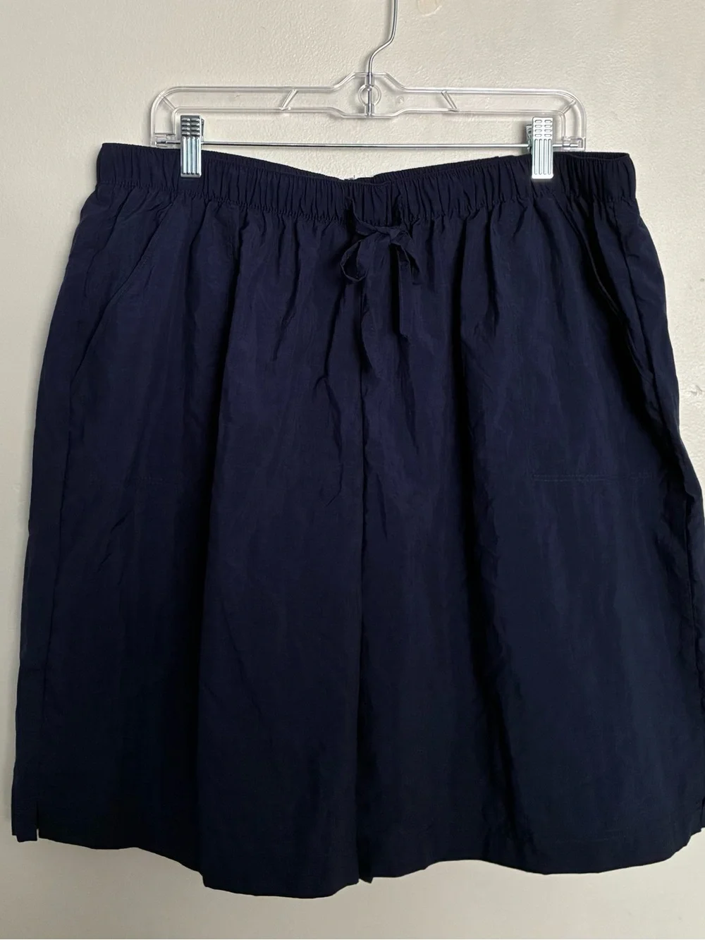 Swimsuits For All Navy Elastic Waist Woman’s Shorts With Pockets Size 22-24 NWT